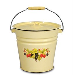 Ведро 12л с/кр деколь серо-голубое (С/С) 20023274