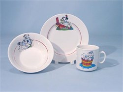 Набор посуды 3пр. Далматинцы (с миской) 20049128