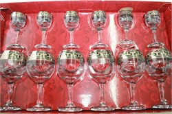 Набор подарочный 12пр(6фужБистр+6рюмок) Грече узор 20080543