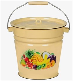 Ведро 12л с/кр деколь светлое (С/С) 20103754