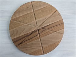 Доска д/пиццы Д 350*25 Дуб Дольки,масло,термоуп 20104039