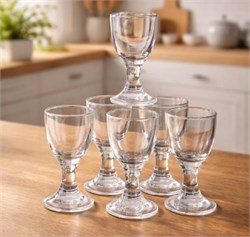 Набор рюмок 10мл Мензурка гладкая 6шт 20104570