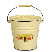 Ведро 12л с/кр деколь серо-голубое (С/С) 20023274