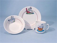 Набор посуды 3пр. Далматинцы (с миской) 20049128