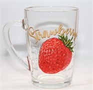 Кружка Капучино Полезная клубника 20092334