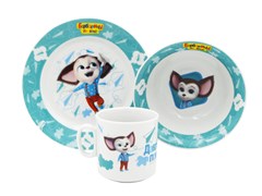 Набор посуды 3пр. Малыш Барбоскиныф Идиллия (м360) 20100054