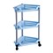 Этажерка 3-х секц угловая 380*300*580 на колесиках 20025484