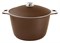Кастрюля 10л мет/кр ДП коричневый 20081914