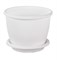 Горшок д/цветов 5,5л Афина белый 20094411
