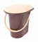 Ведро-туалет 18л коричн. 20094433