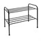 Подставка д/обуви 2 полки 65см черная 20094581