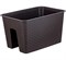 Кашпо Ротанг 12л на перила коричн. 20100184