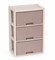 Комод 3-х секционный Колорит бежевый 20102622