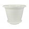 Горшок д/цветов 16л с подд. Виола белый 20058777