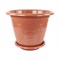 Горшок д/цветов 16л с подд. Виола коричневый 20059217