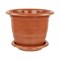 Горшок д/цветов 3,5л с подд. Виола коричневый 20059219